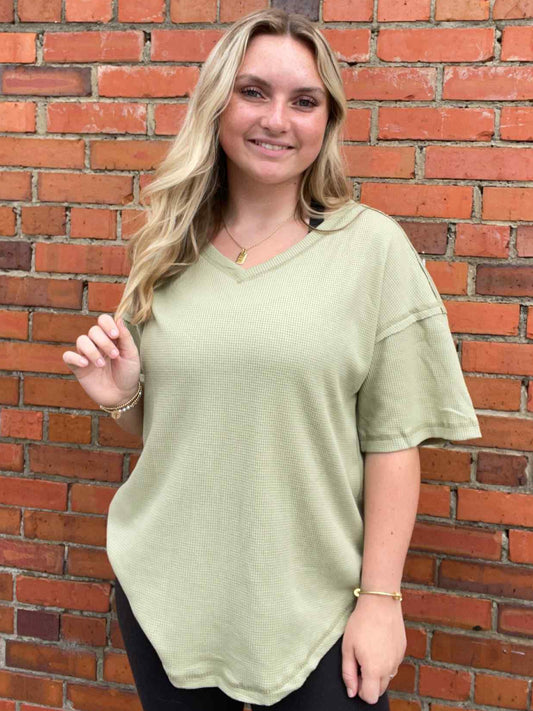 Meadow Muse Textured Knit Top