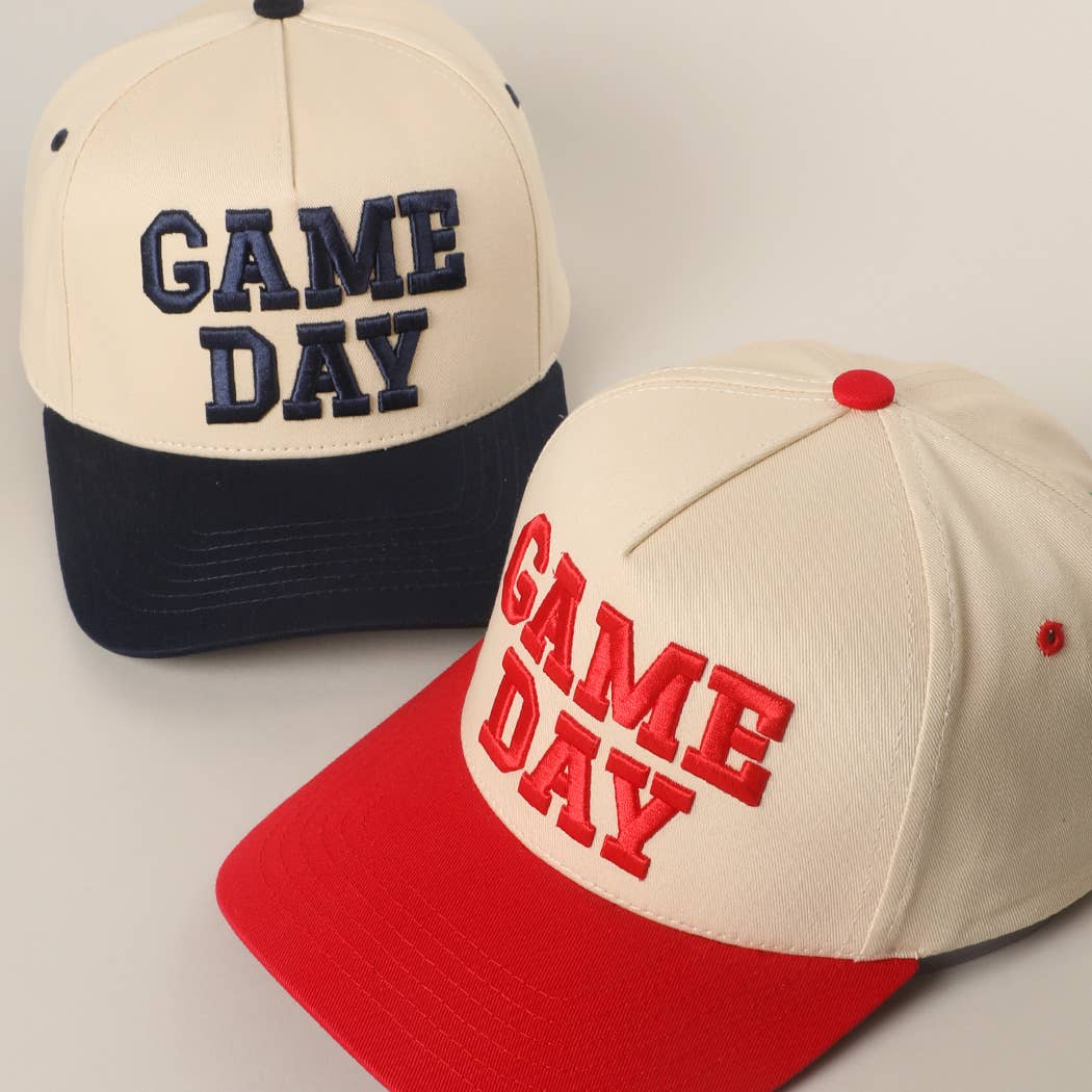 GAME DAY 3D Puff Embroidered Trucker Hat