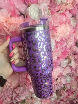 Cheetah 40oz Stainless Steel Cups