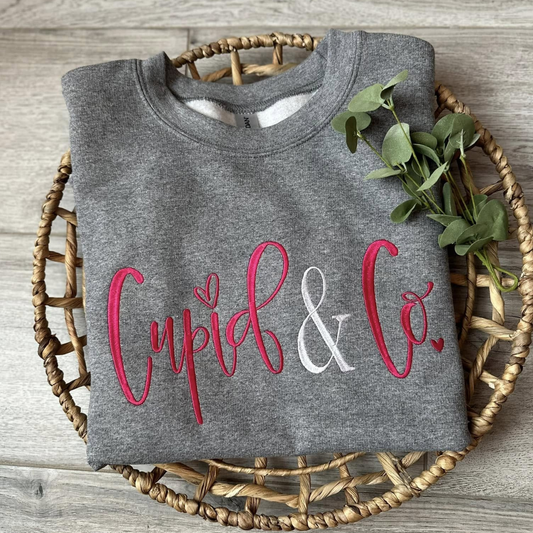 Cupid & Co Embroidered Crewneck