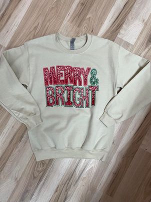 Merry and Bright - Gildan Sweatshirt