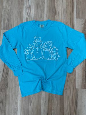 Snowman Family - Comfort Colors