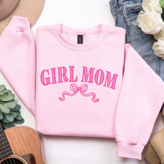 Girl Mama / Mom Embroidered Sweatshirt
