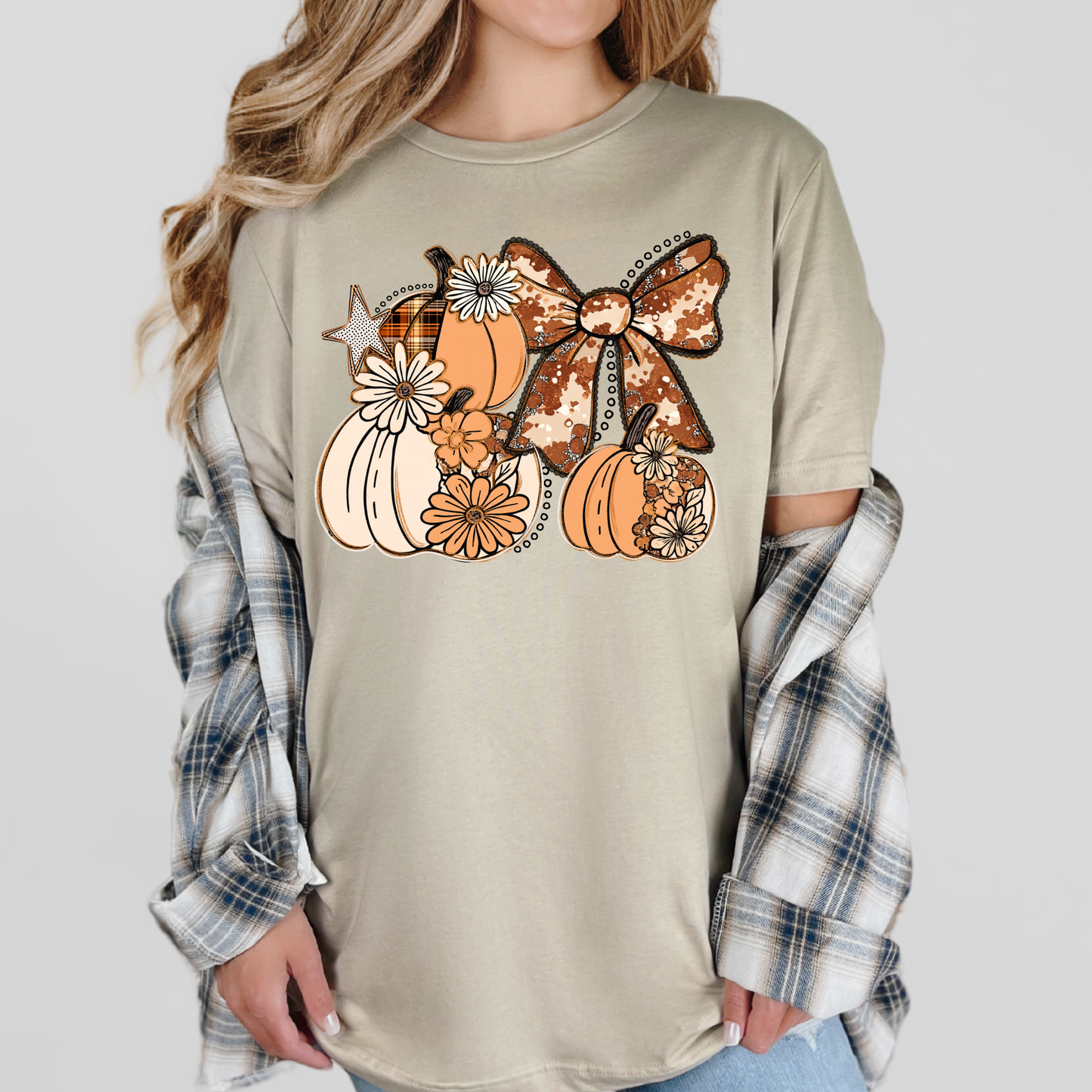 Tan Pumpkin Tshirt