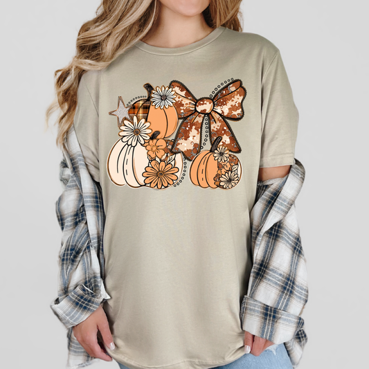 Tan Pumpkin Tshirt