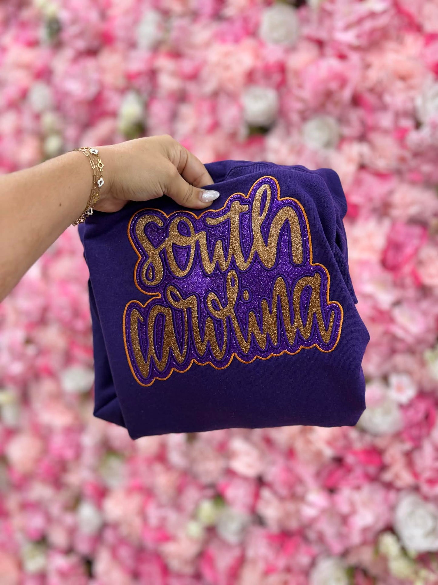 Glitter Applique South Carolina Embroidery