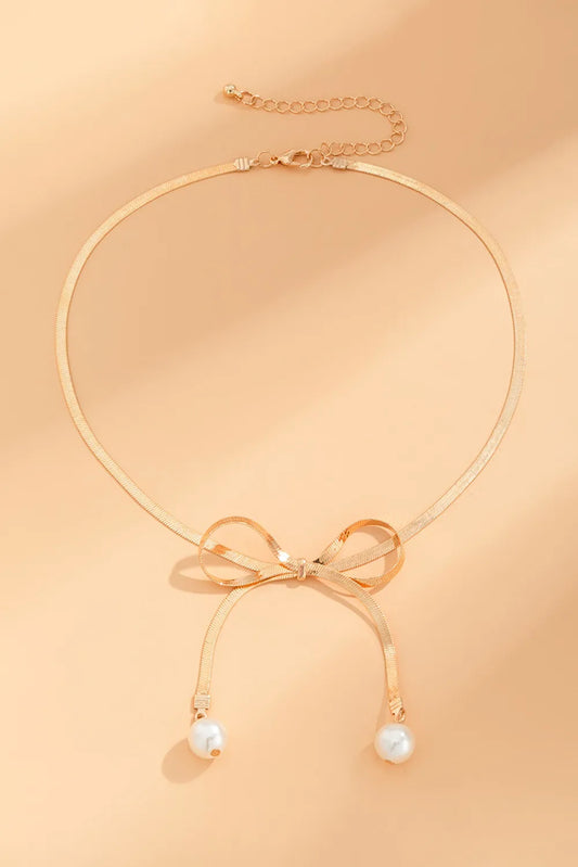 Bow Necklace