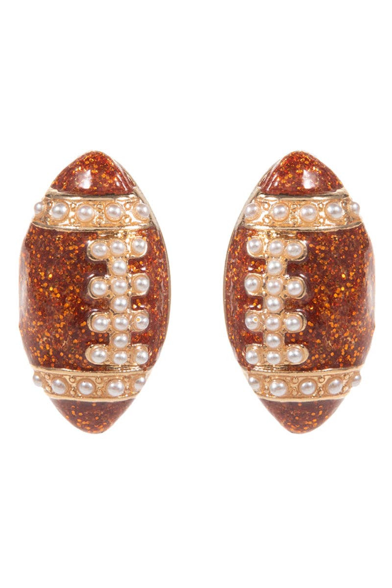 Touchdown Football Earrings