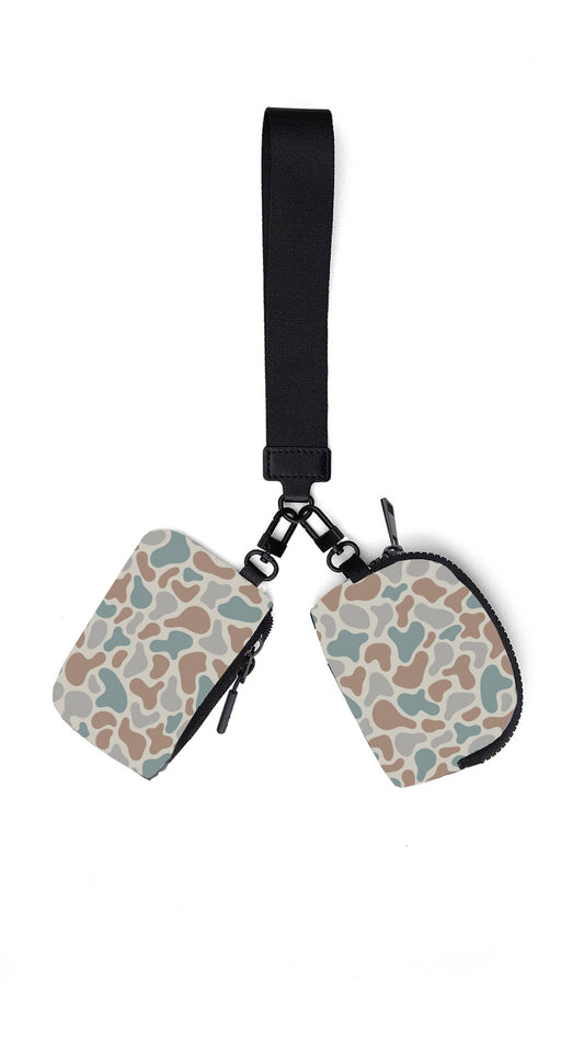 Camo Mini Grab & Go Wristlet