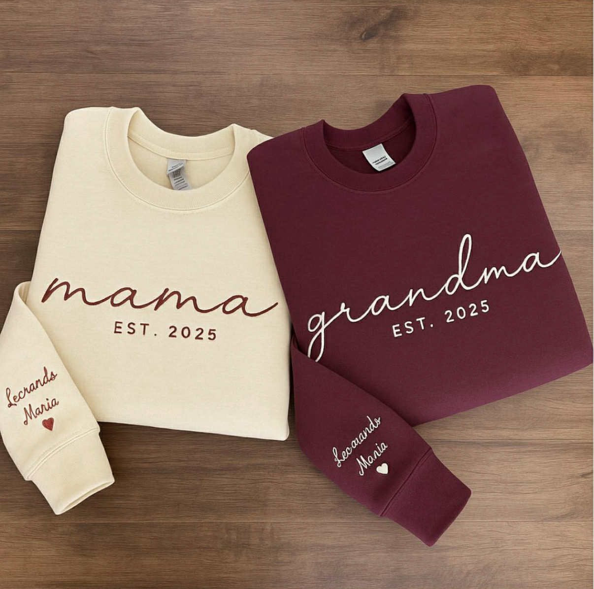 Name With Sleeve Options