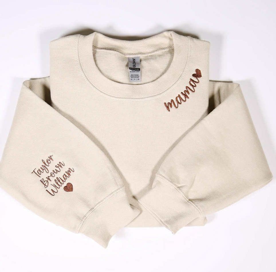 Curved Family Title With Sleeve Options