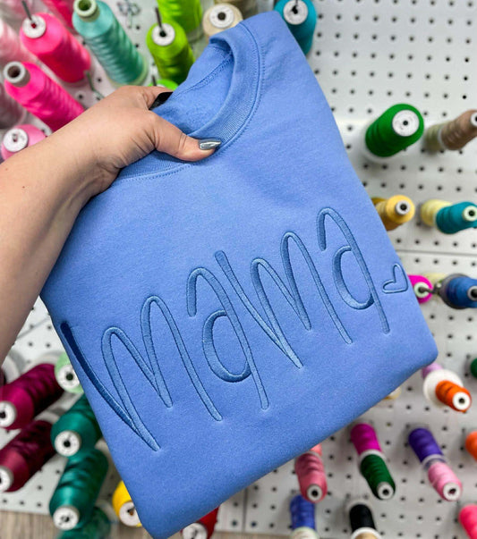 Tone on Tone Mama💗 Embroidery