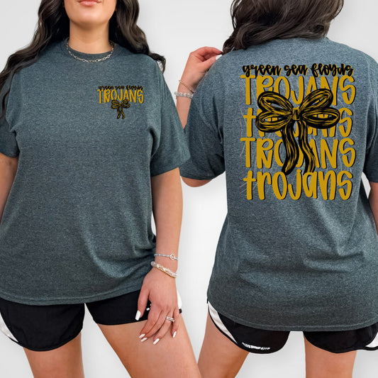 Green Sea Stacked Bow