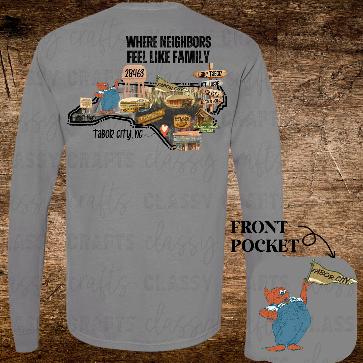 Classy Crafts Exclusive | Tabor City Apparel
