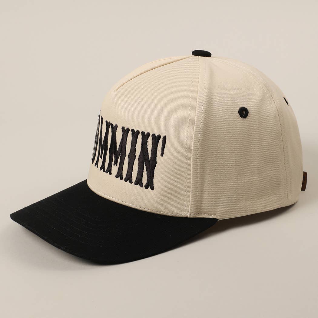 MOMMIN' Embroidered Two-Tone Trucker Hat