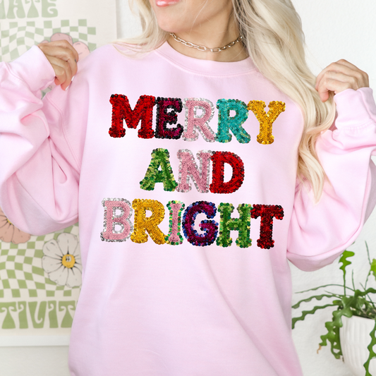 Merry And Bright Sweatshirt