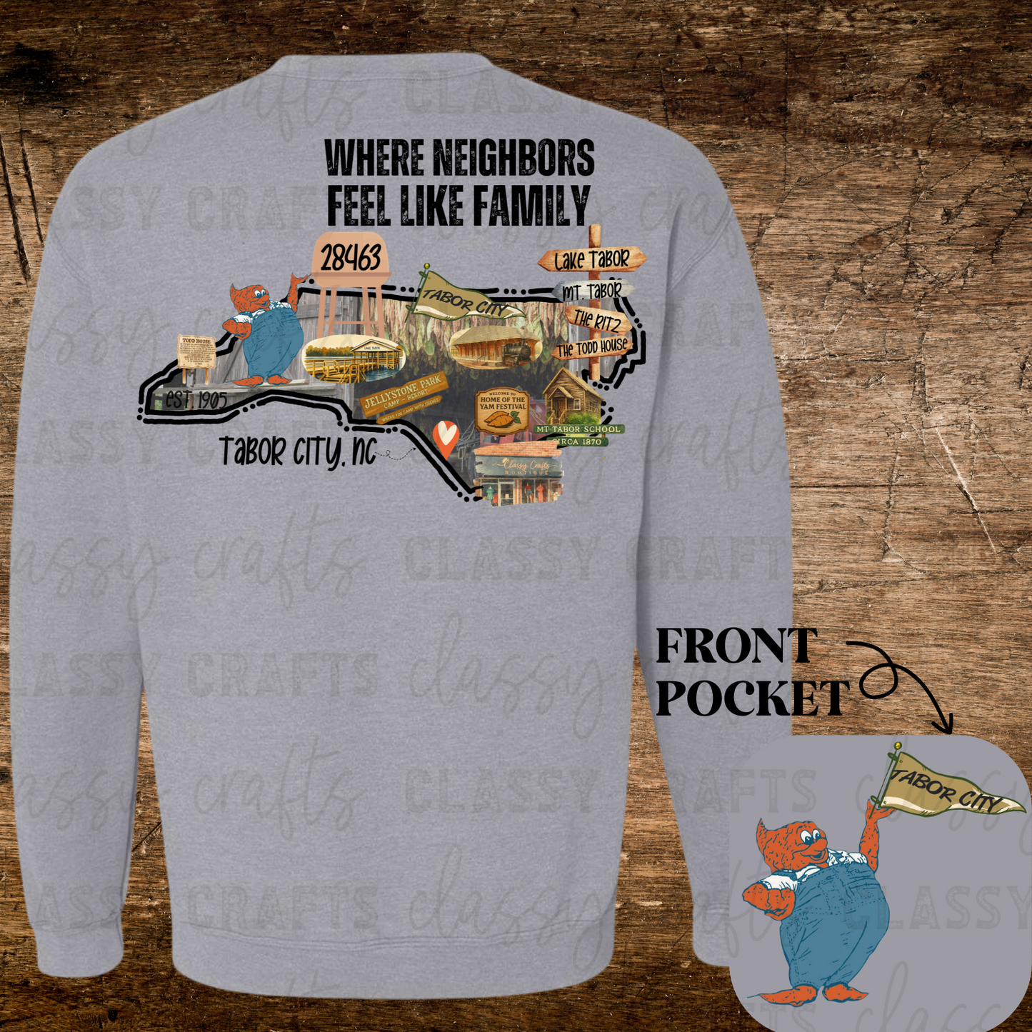 Classy Crafts Exclusive | Tabor City Apparel