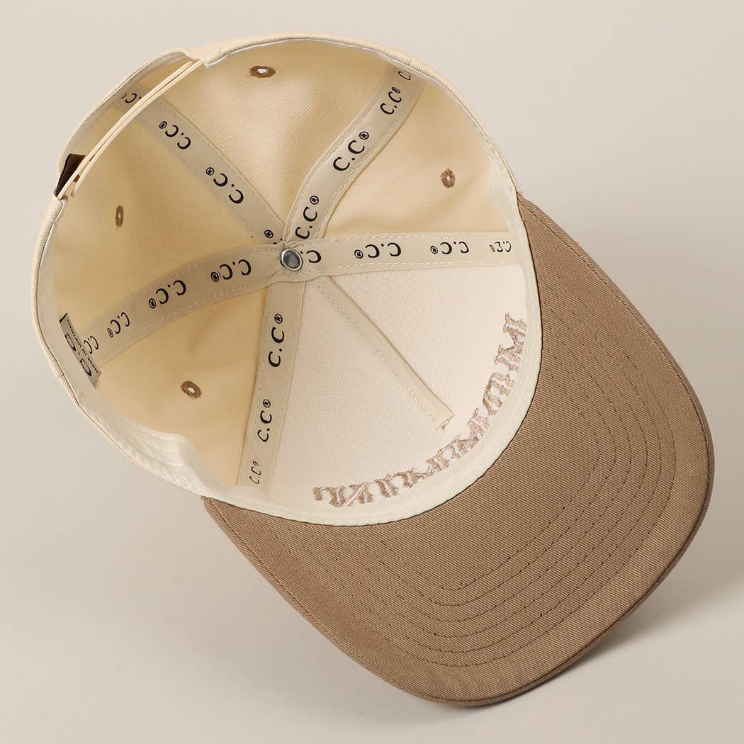 MOMMIN' Embroidered Two-Tone Trucker Hat