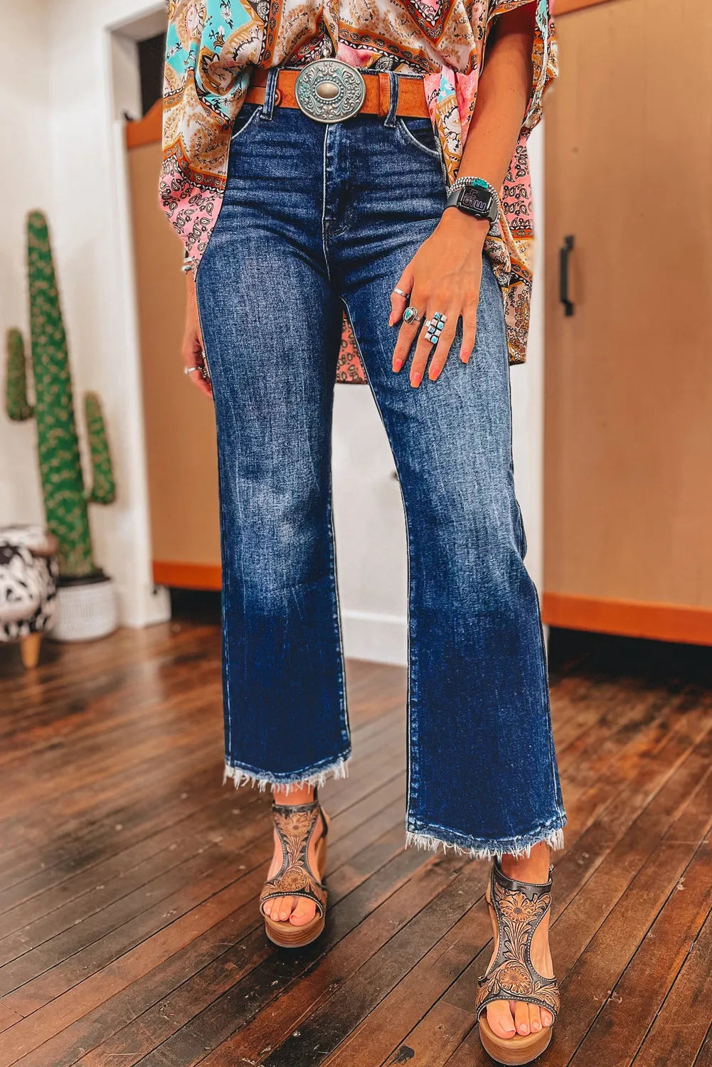 CC - Azure Drift High-Waist Flare Jeans