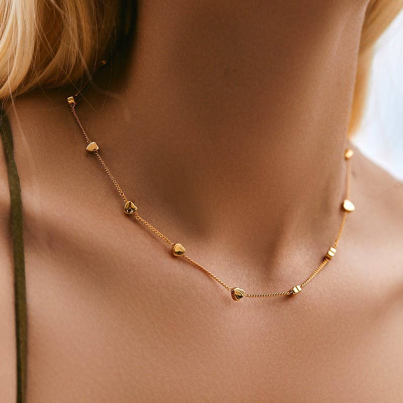 Gold HEART NECKLACE
