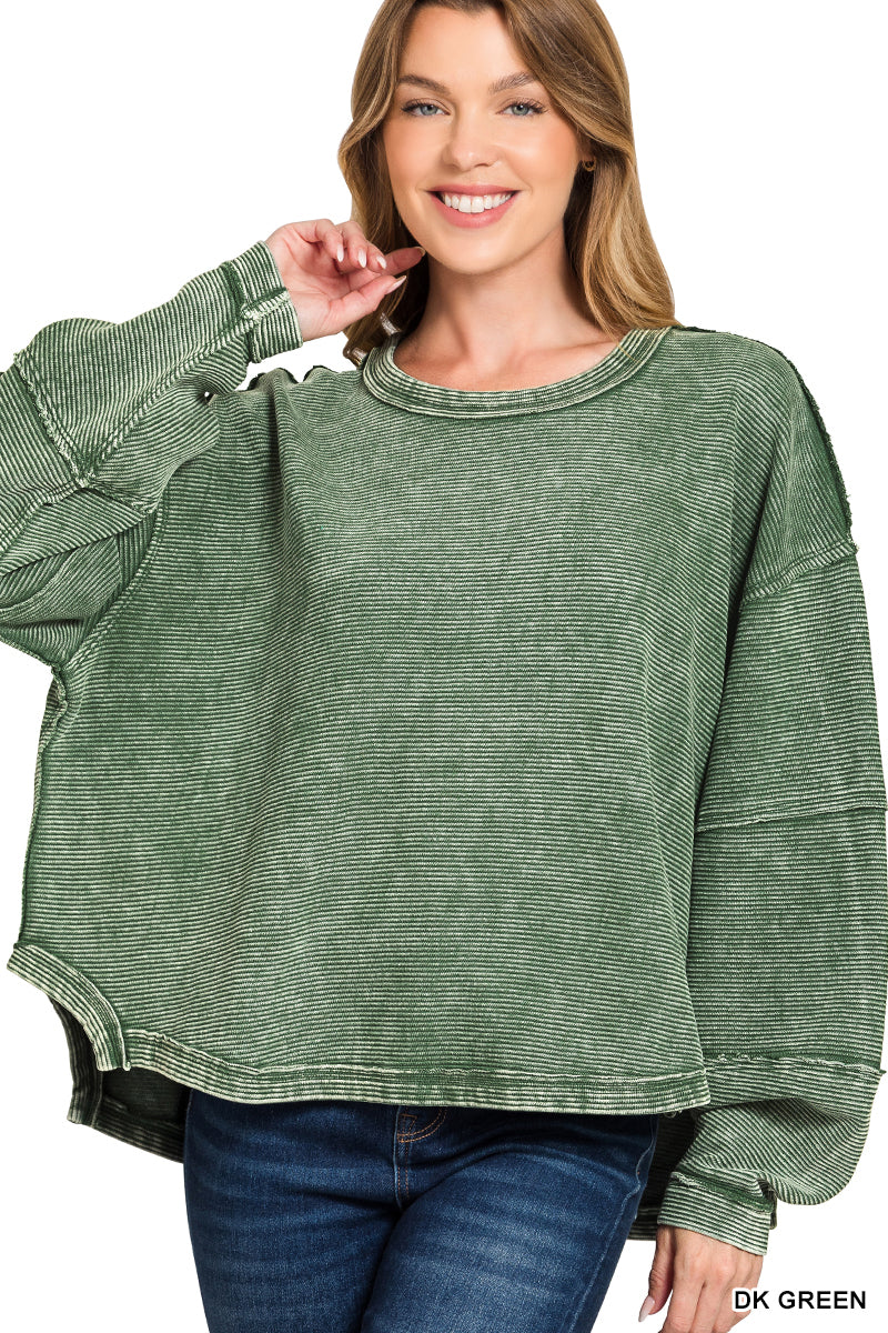 Raw Edge Vibe Pullover