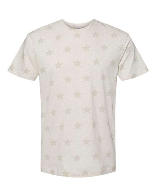 "Build A Tee" Star Print Short Sleeve Blank T-Shirt
