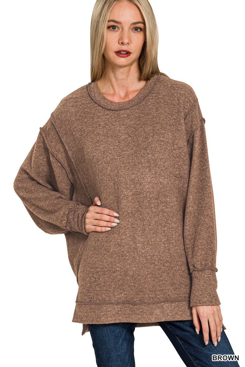 Cozy Drift Oversized Hacci Sweater