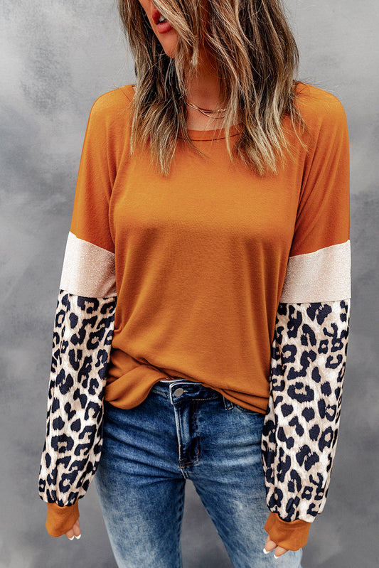 Spice & Wild Vibes Bubble Sleeve Top