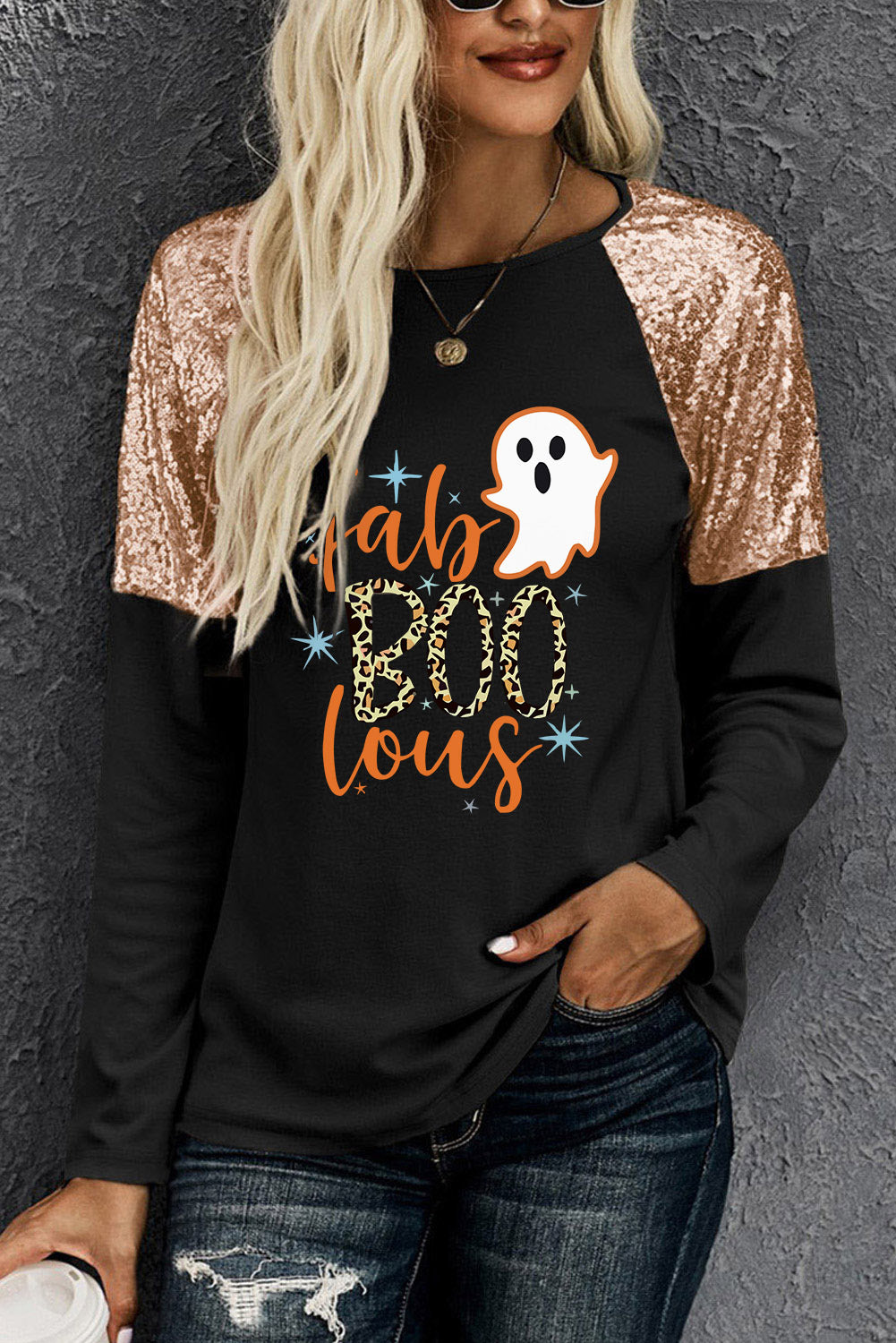 Fab-Boo-Lous Halloween Long Sleeve
