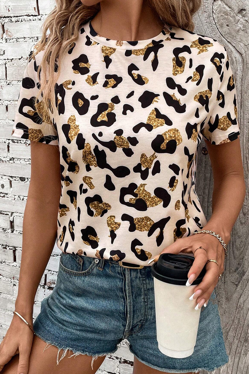 Soft Rebel Leopard Tee