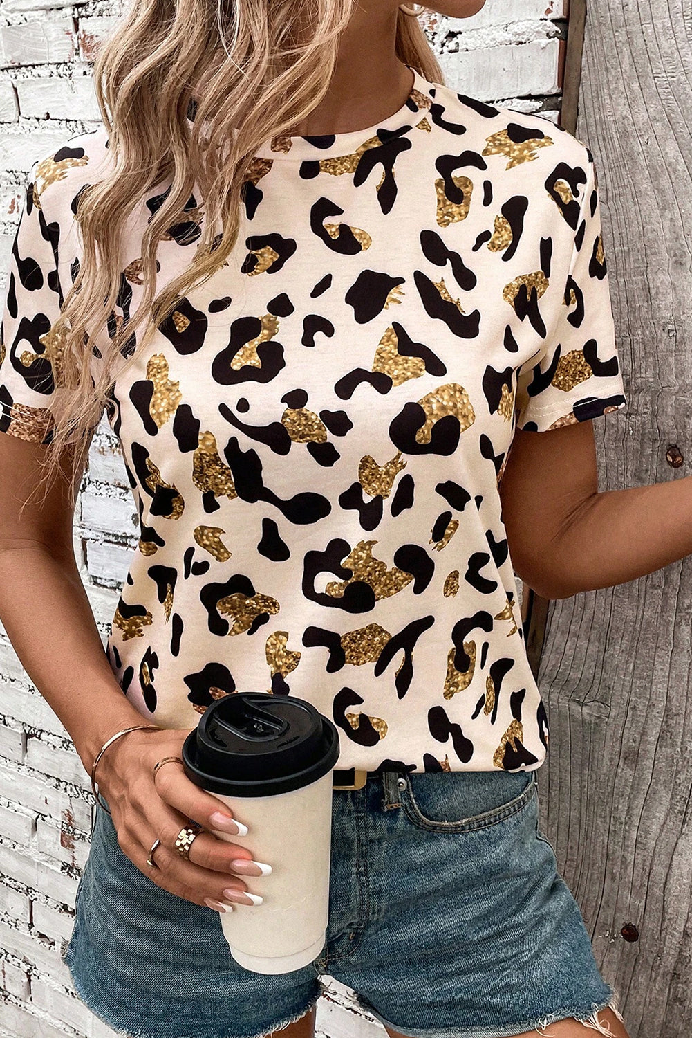 Soft Rebel Leopard Tee