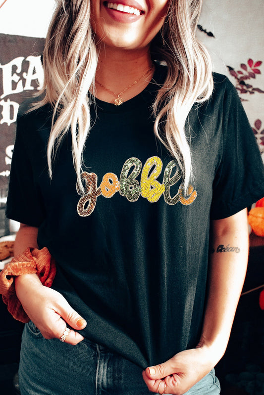 Gobble Glitter Tee