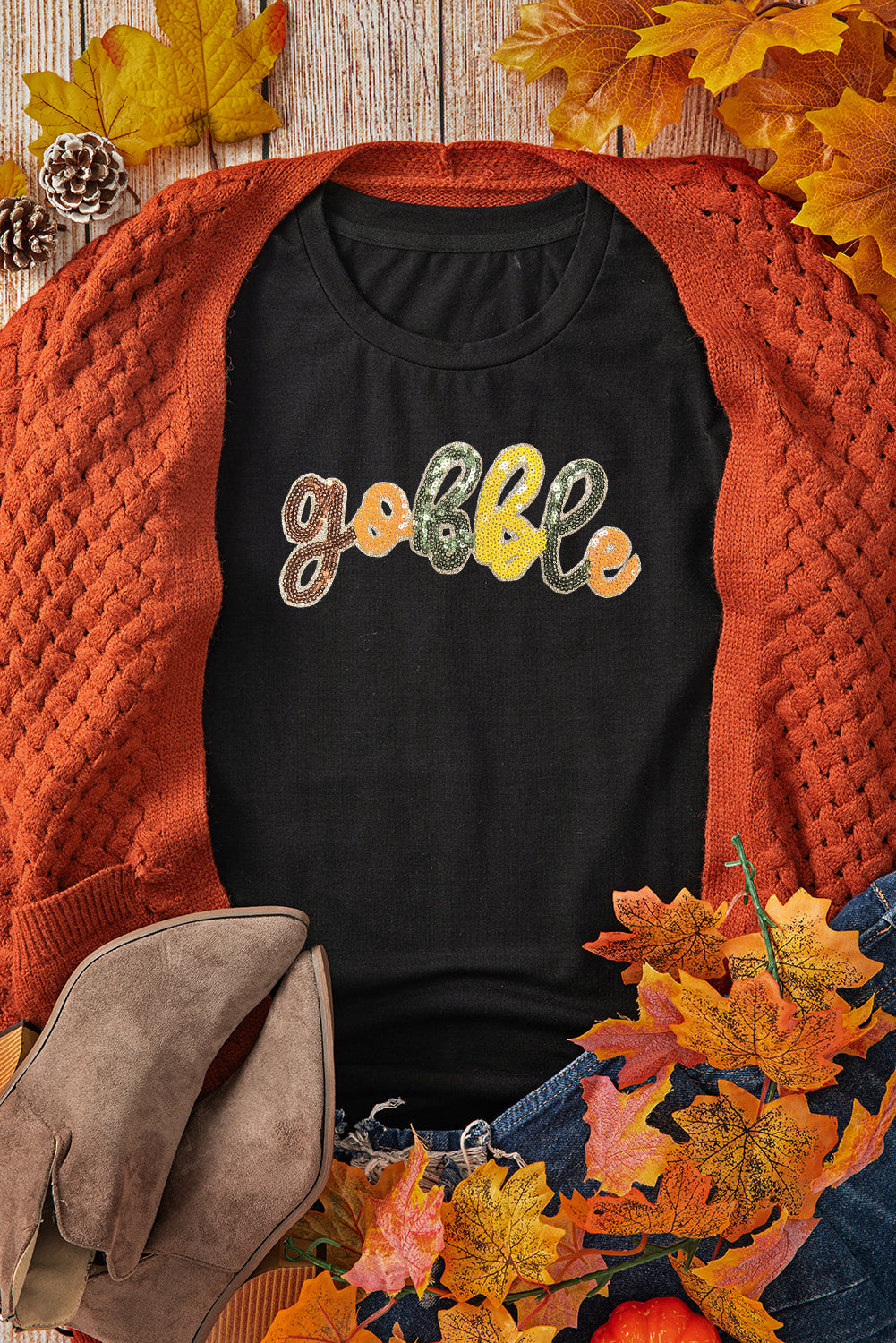 Gobble Glitter Tee