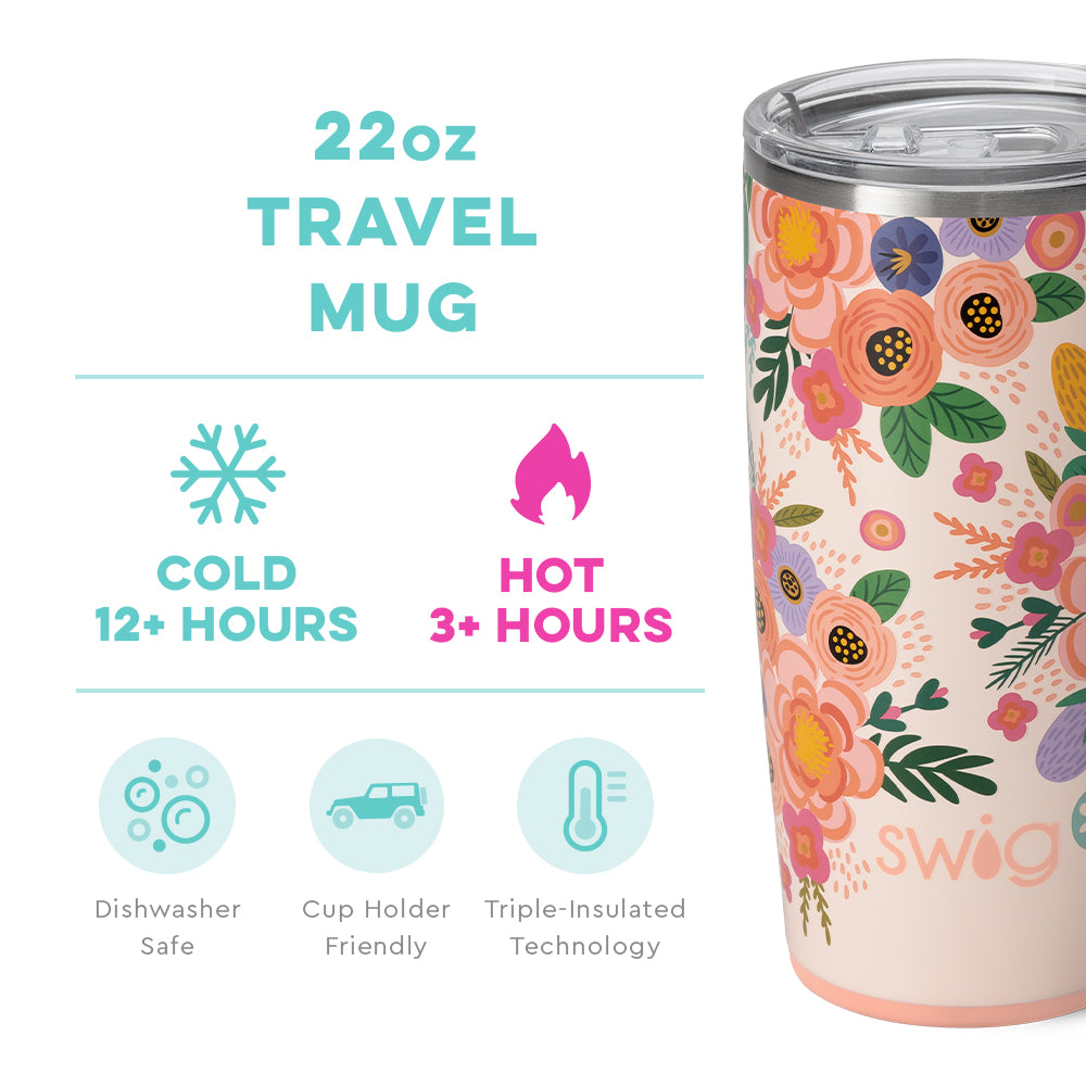 Full Bloom Travel Mug 22 oz. - Swig