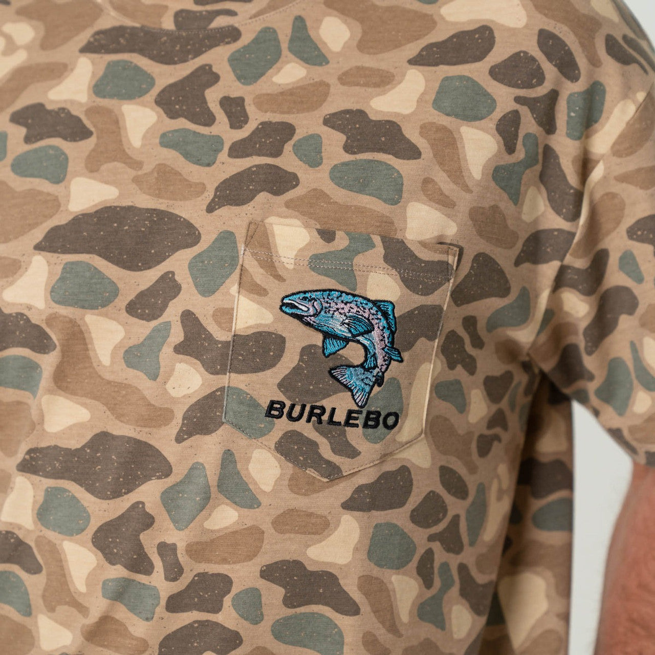 Burlebo Trout Camo Tee