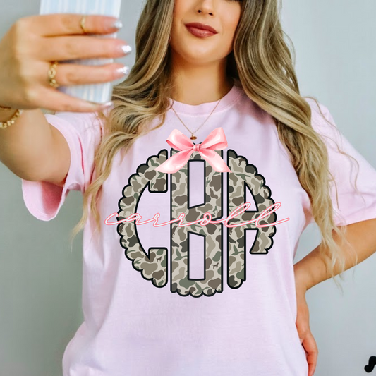 CAMO MONOGRAM 💖