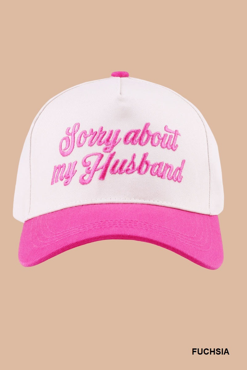 Sorry About My Husband Two-Tone Dad Cap