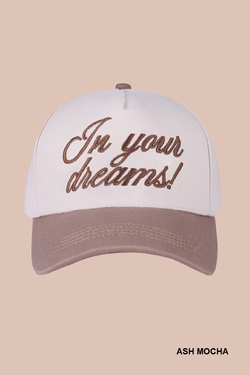 In Your Dreams Two-Tone Canvas Cap