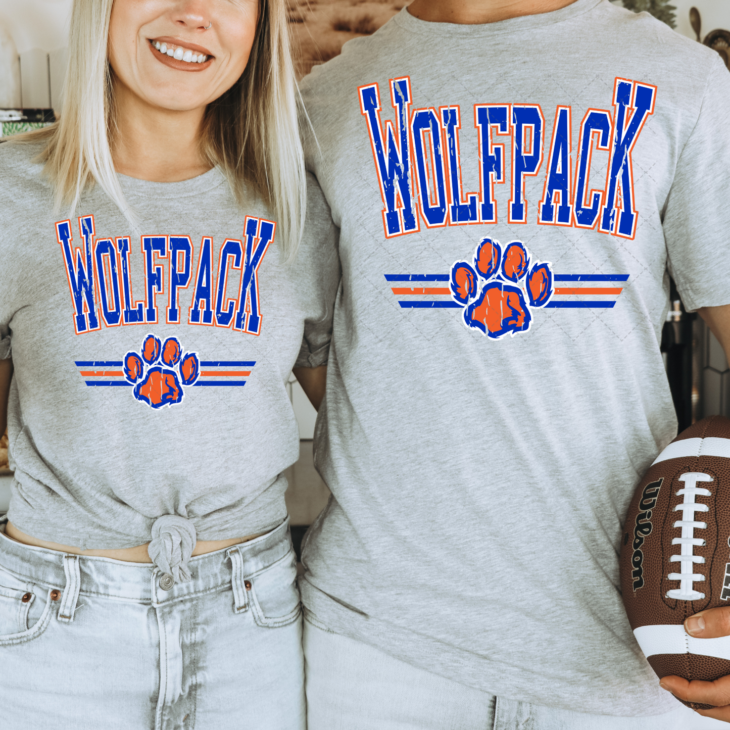 Wolfpack Distressed Warp