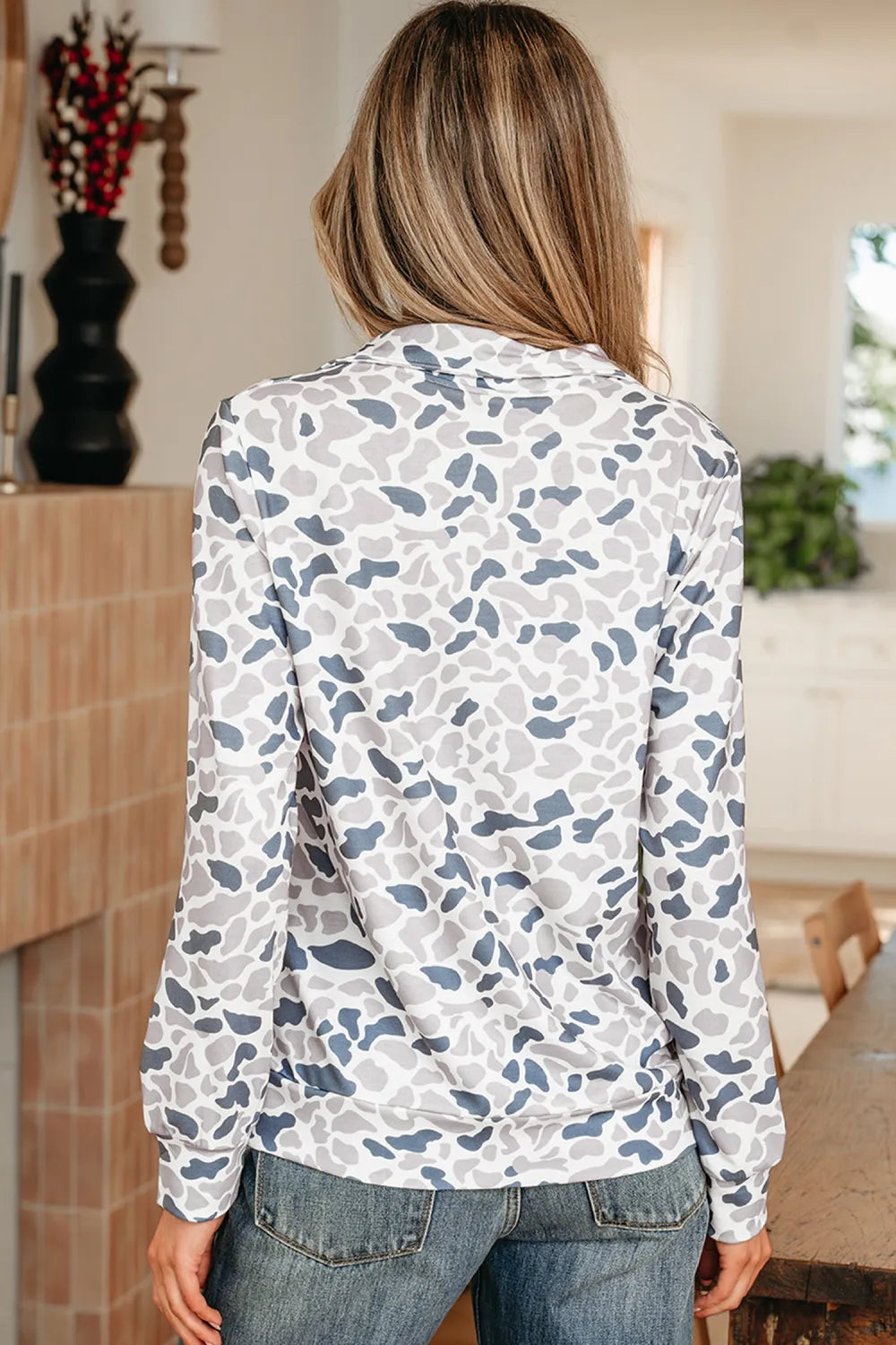 Snow Camo Quarter Zip