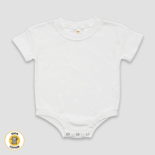 Baby Bubble Romper Cotton blank short sleeve Includes Basic Personlization!