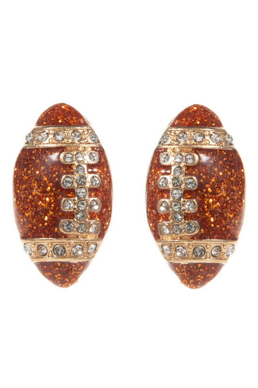 Touchdown Football Earrings