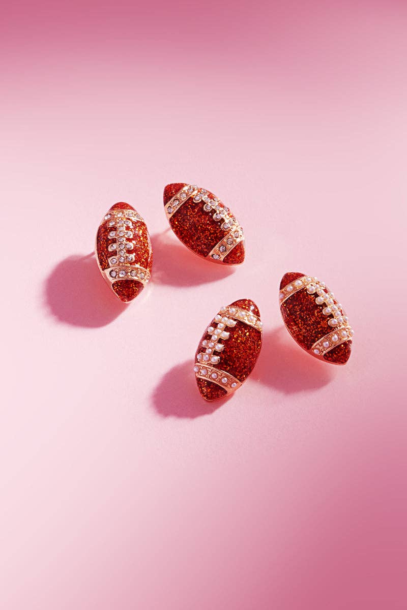 Touchdown Football Earrings