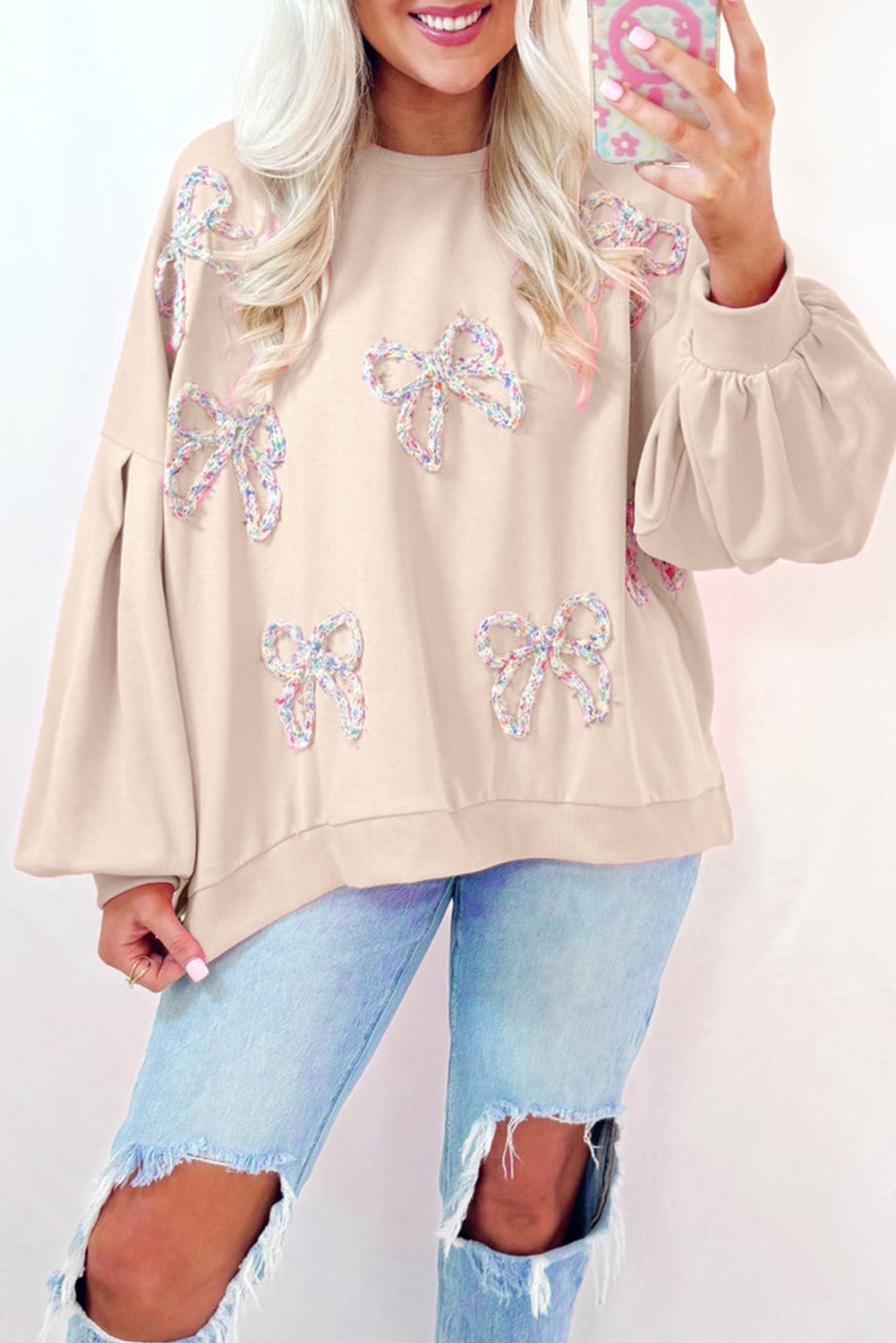 Coquette Embroidered Sweater