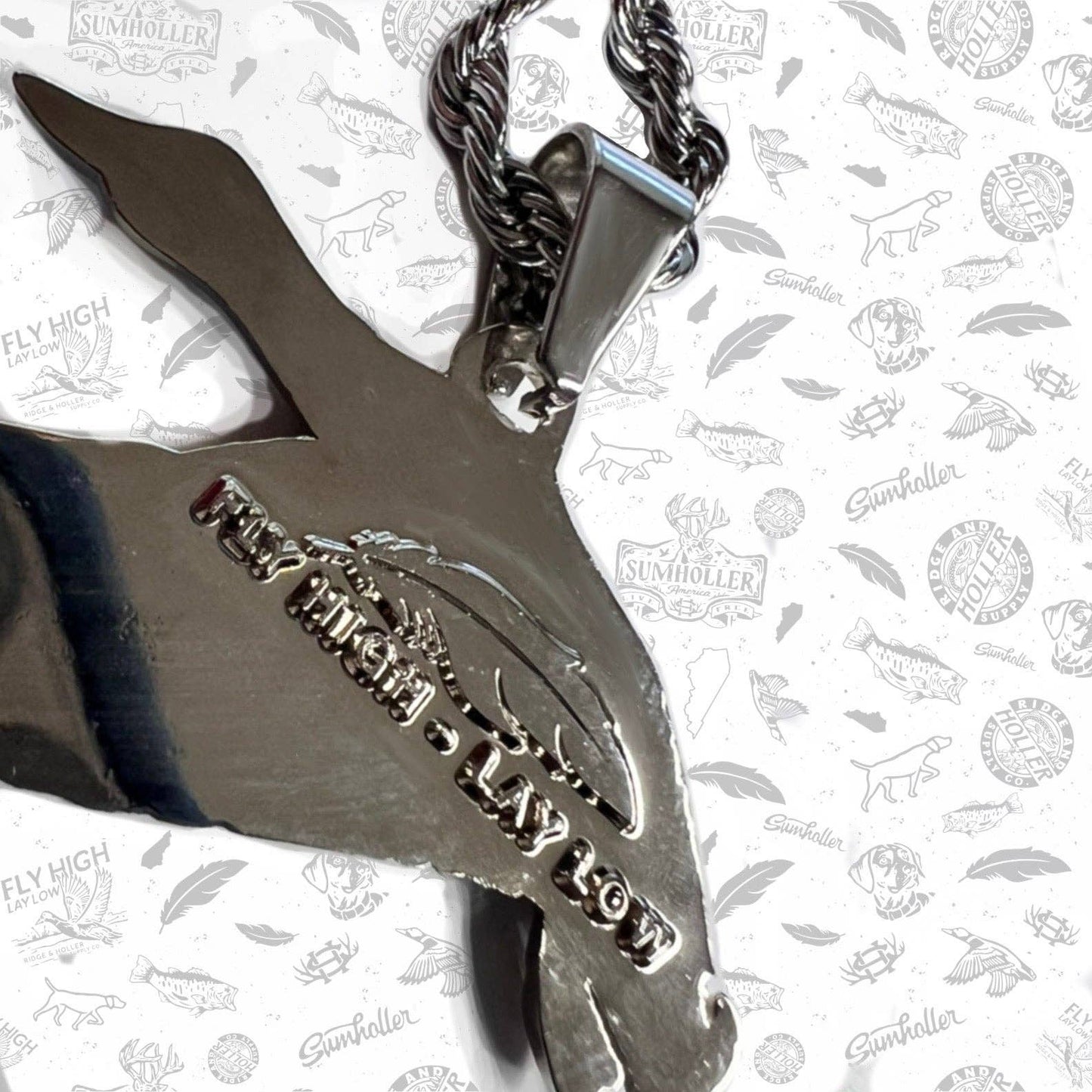 Mallard Stainless Steel Necklace and Pendant