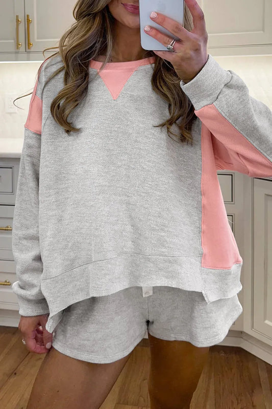 Cloud Crush Colorblock Lounge Set