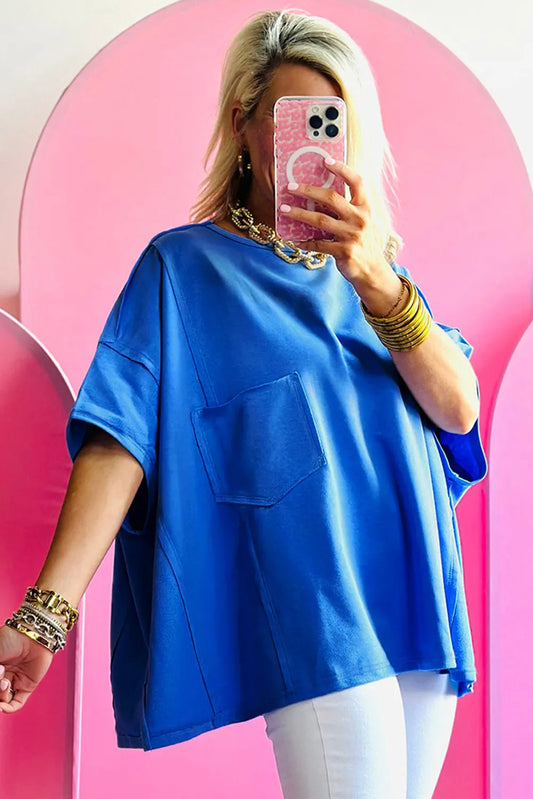 Ocean Breeze Oversized Tee