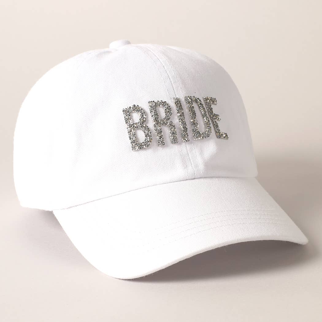 Bride Glitter Patch Baseball Cap