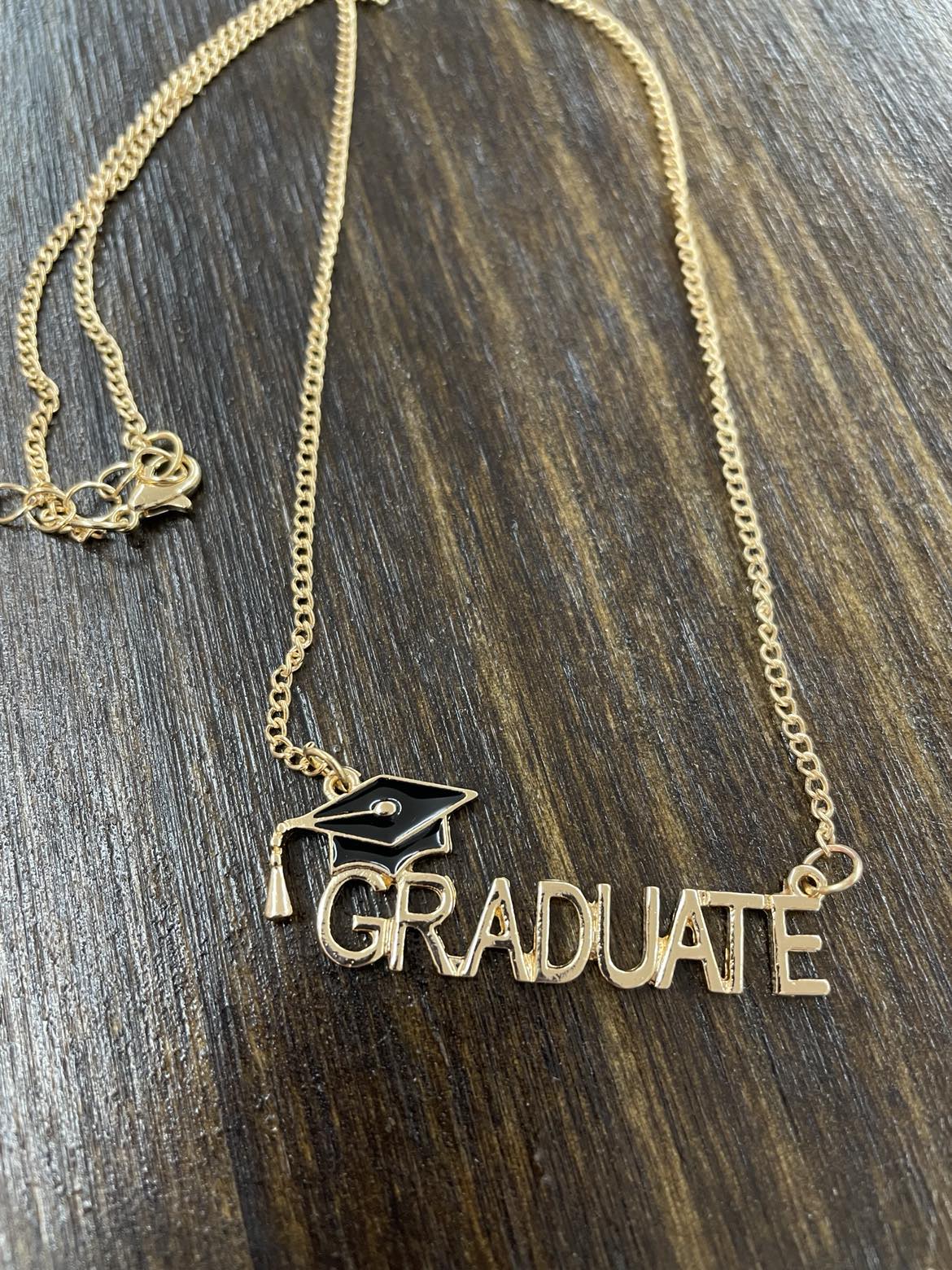 Gold Graduate Necklace