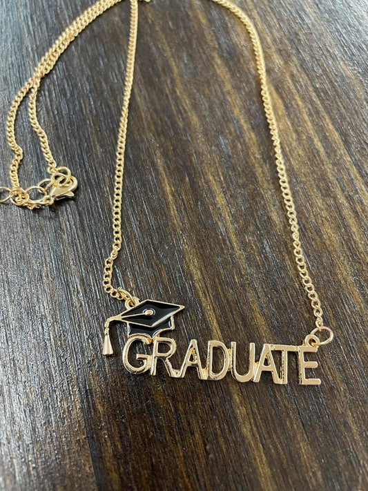 Gold Graduate Necklace